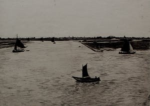 Willem Witsen - Ets: Riviergezicht, Dordrecht of Dordrecht VII - 1900 kopen? Bied vanaf 295!