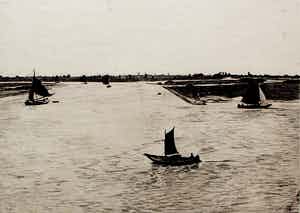 Willem Witsen - Ets: Riviergezicht, Dordrecht of Dordrecht VII - 1900 verkocht voor € 295!