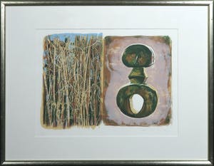 Ed van der Kooy - Litho, Zonder titel - Ingelijst kopen? Bied vanaf 1!