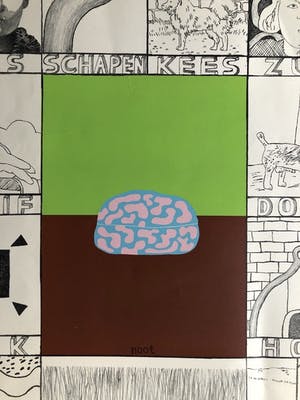 Reinier Lucassen - Aap, Noot, Mies - Litho kopen? Bied vanaf 60!
