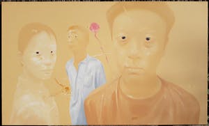 Shen Xiaotong - A different fairytale, olieverf op doek (groot!) kopen? Bied vanaf 3750!