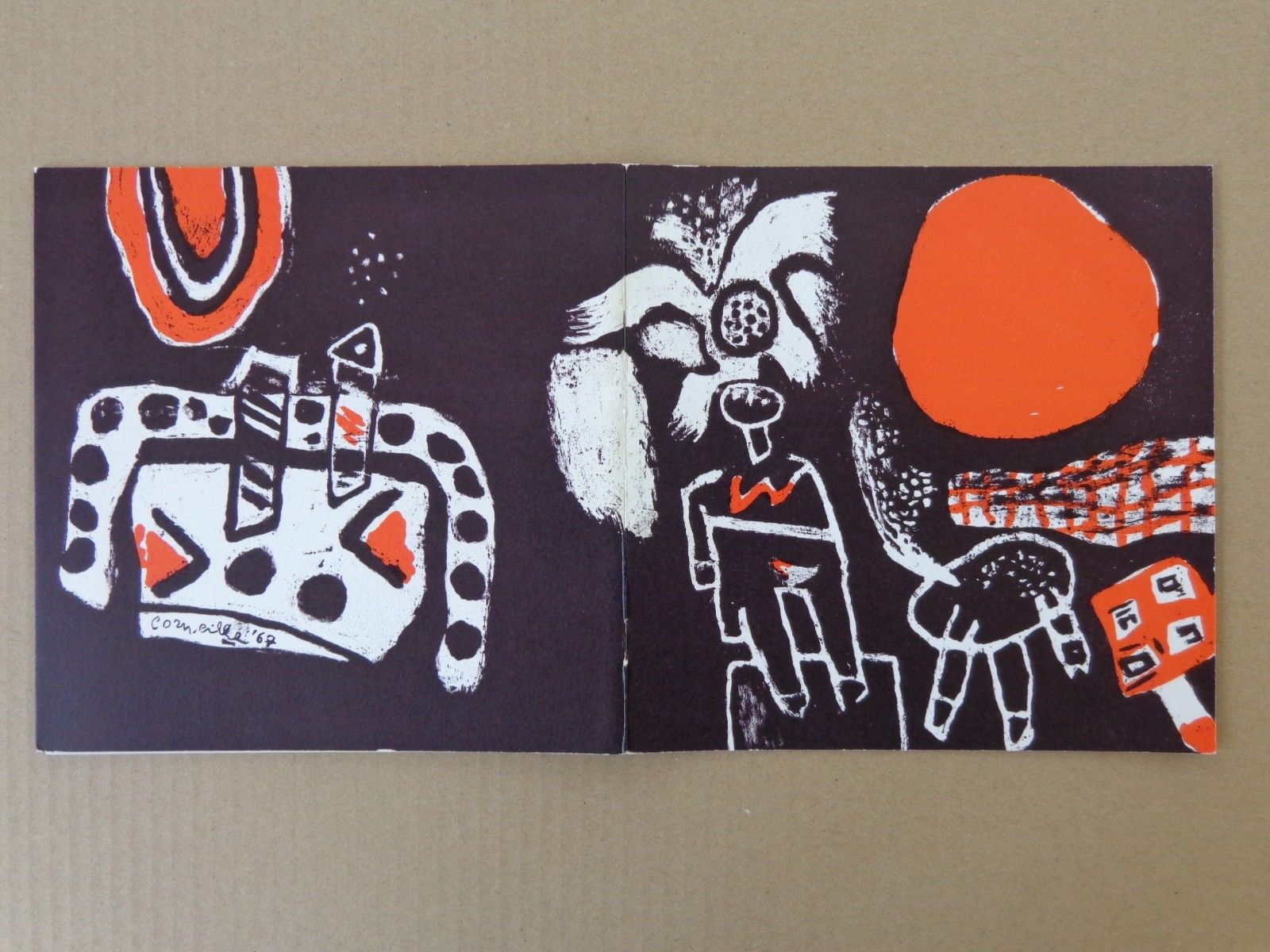 Corneille - CATALOGUS + LITHO-COVER / 18.5x55cm / 1967 / NEW YORK kopen? Bied vanaf 75!