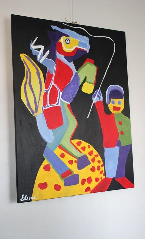 Elena Polyakova - Elena Polyakova: Acrylverf , Cobra art,cirkus kopen? Bied vanaf 1!