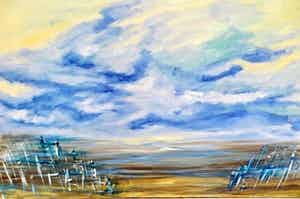 Bitia Rosendor - View on the future - Landschappelijk perspectief verkocht voor € 1!