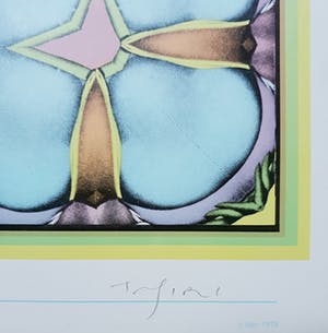 Shinkichi Tajiri - My secret garden no 3, gesigneerde offset kopen? Bied vanaf 60!