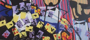 Herman Brood - Casino - gesgineerd - ingelijst - EA - Groot - Certificaat kopen? Bied vanaf 1!