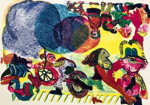 Jacqueline de Jong - zonder titel verkocht voor € 45!