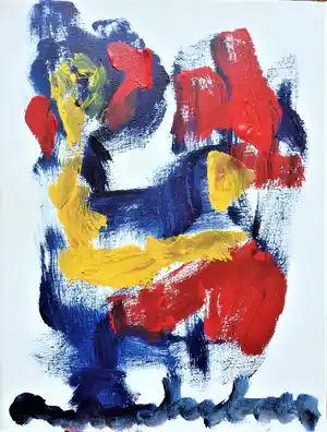 Anton Heyboer - De oervogel . verkocht voor € 550!