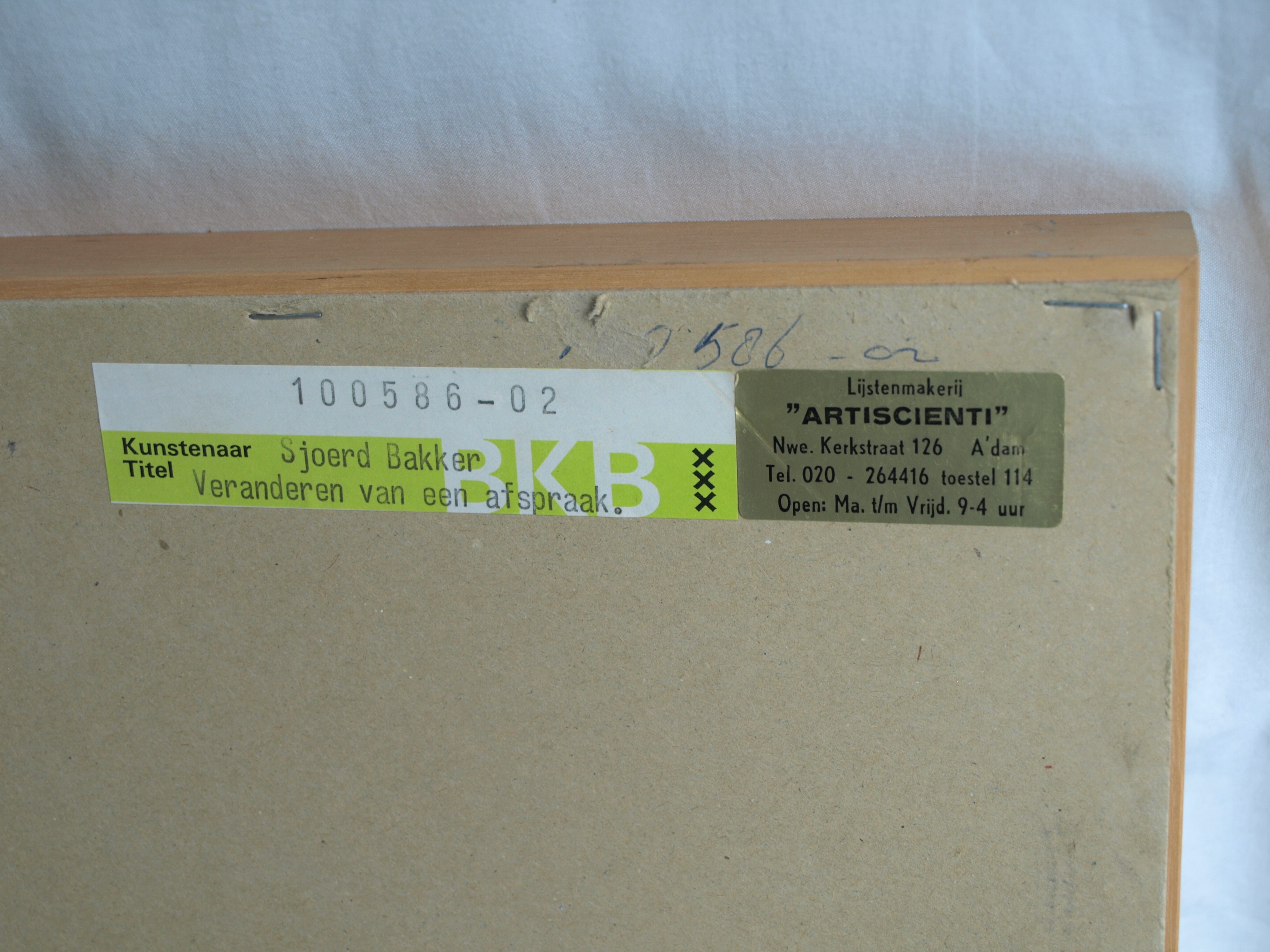 Sjoerd Bakker - Ets en aquatint , Veranderen van een afspraak – gesigneerd & ingelijst - 1972  kopen? Bied vanaf 1!