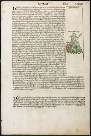 Michael Wolgemut - en Wilhem Pleydenwurff - Wiegedruk en houtsnede Terra Etas Mundiu Foliu CCXXII kopen? Bied vanaf 100!