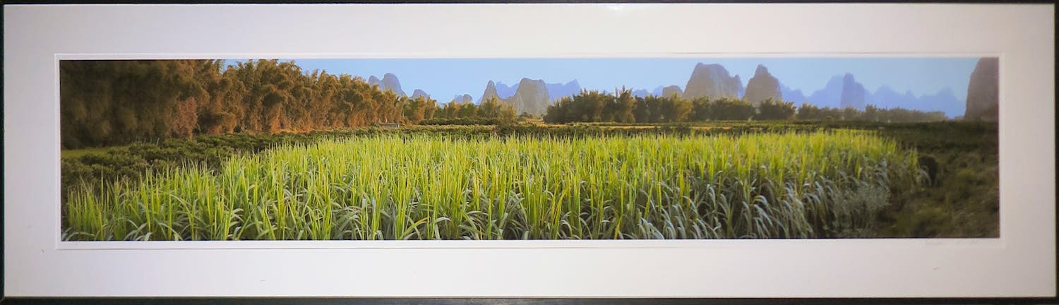Mark Verdoes - Giclée, Mirror View Mountain - Ingelijst (Zeer groot!) verkocht voor € 50!