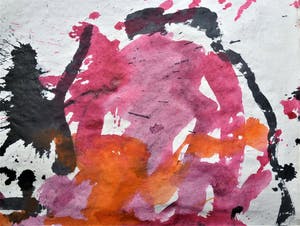 Anton Heyboer - De oervogel krachtige kleurige schildering . kopen? Bied vanaf 250!