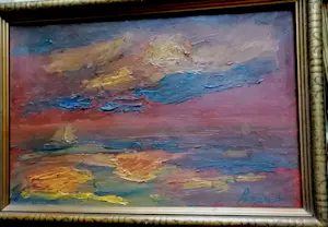 Constant Permeke - Avond op zee kopen? Bied vanaf 1250!