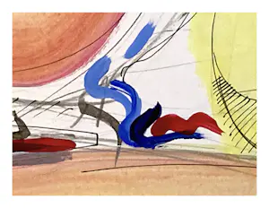 Eduard von Fellenberg - Abstract, zonder titel kopen? Bied vanaf 50!