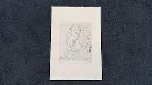 Jan Toorop - Charley Toorop met hoofddoek in een leunstoel Ziek kind, 1898 kopen? Bied vanaf 1!