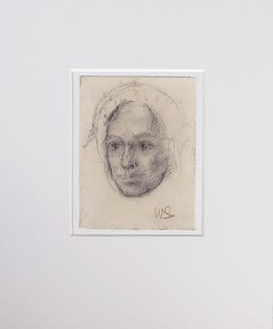 Wim Steijn - Krijttekening, Portret kopen? Bied vanaf 35!