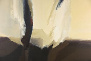 Niet of onleesbaar gesigneerd - Acryl op doek, Abstracte compositie - Ingelijst (Groot) kopen? Bied vanaf 10!