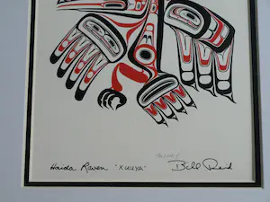 Bill Reid - Zeefdruk, Haida Raven “Xuuya” kopen? Bied vanaf 1!