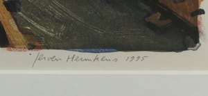 Jeroen Hermkens - Litho, Amsterdam Westerdoksdijk - Ingelijst kopen? Bied vanaf 50!