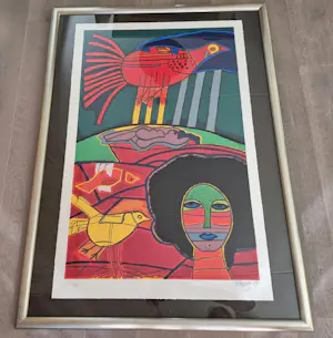 Buy Corneille - litho 82/200 - gesigneerd rechtsonder en '89 (groot)? Bid from 695!