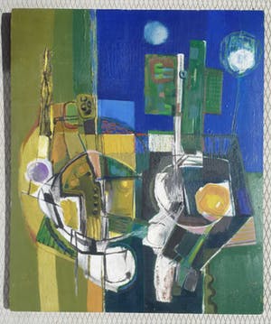 Jan Brugge - Abstract. Stilleven. kopen? Bied vanaf 199!