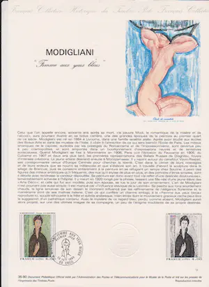 Amedeo Modigliani - e.a: Collectie Document Philatelique Offciel - 15 stuks kopen? Bied vanaf 19!