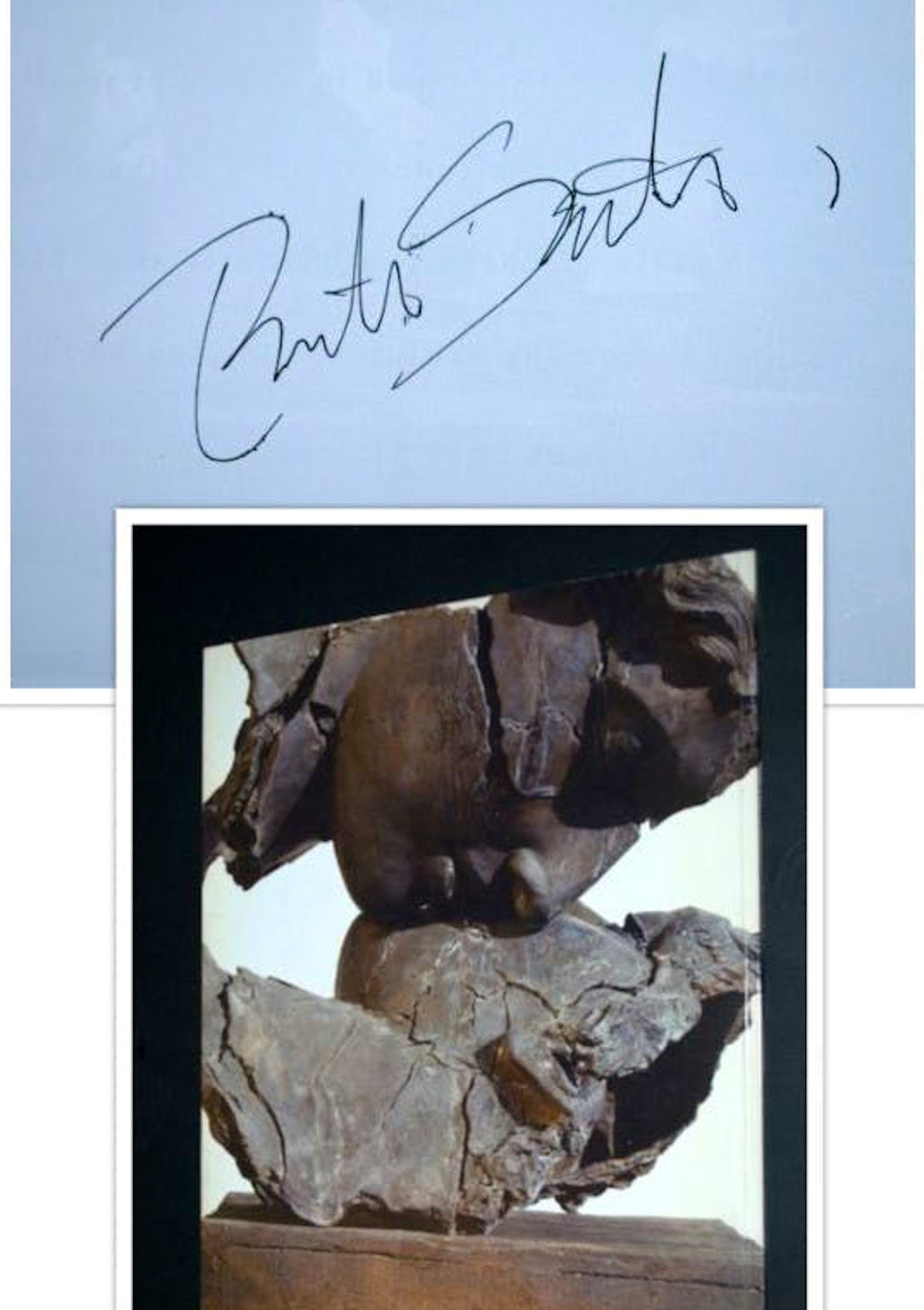 Roberto Santo - gesigneerd boekwerk bronzen plastieken kopen? Bied vanaf 15!