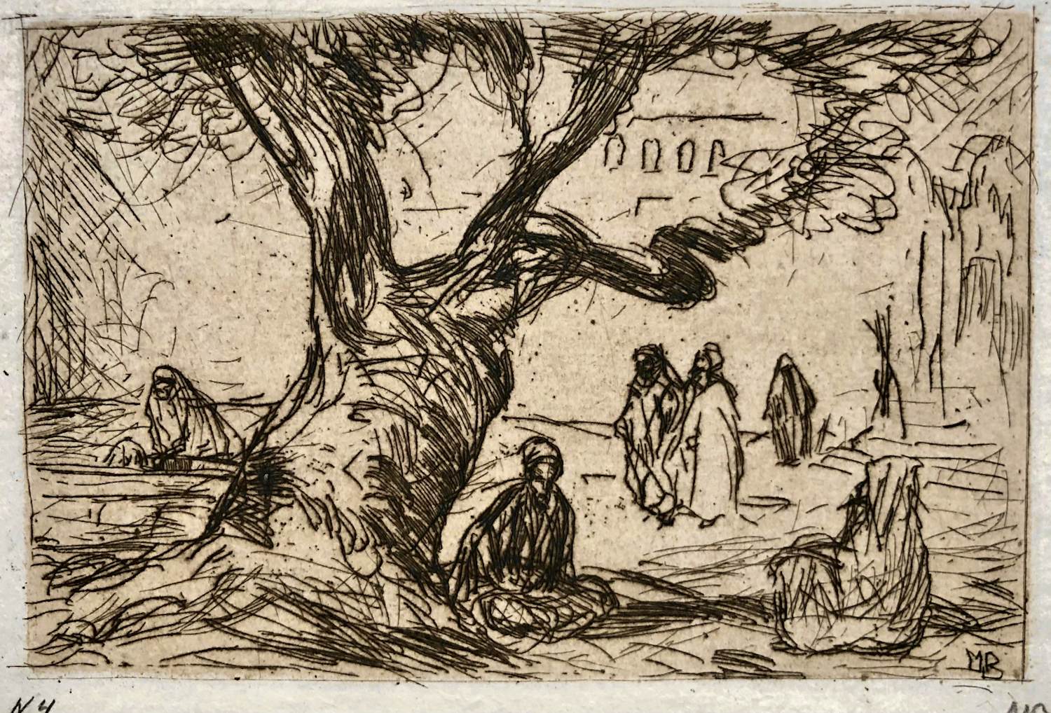 Marius Bauer - Oosterlingen onder een boom kopen? Bied vanaf 50!