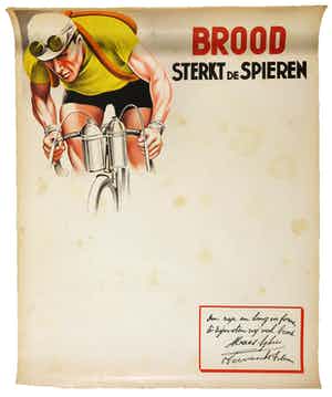 Affiche, Brood sterkt de spieren verkocht voor € 1!