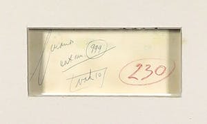 Eugene Brands - Gouache, Man in Space - Ingelijst kopen? Bied vanaf 1400!