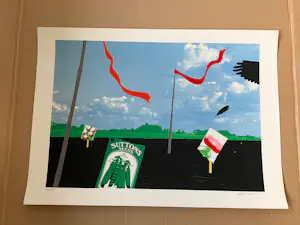 Sjoerd Bakker - Zeefdruk Suttons Seeds kopen? Bied vanaf 40!