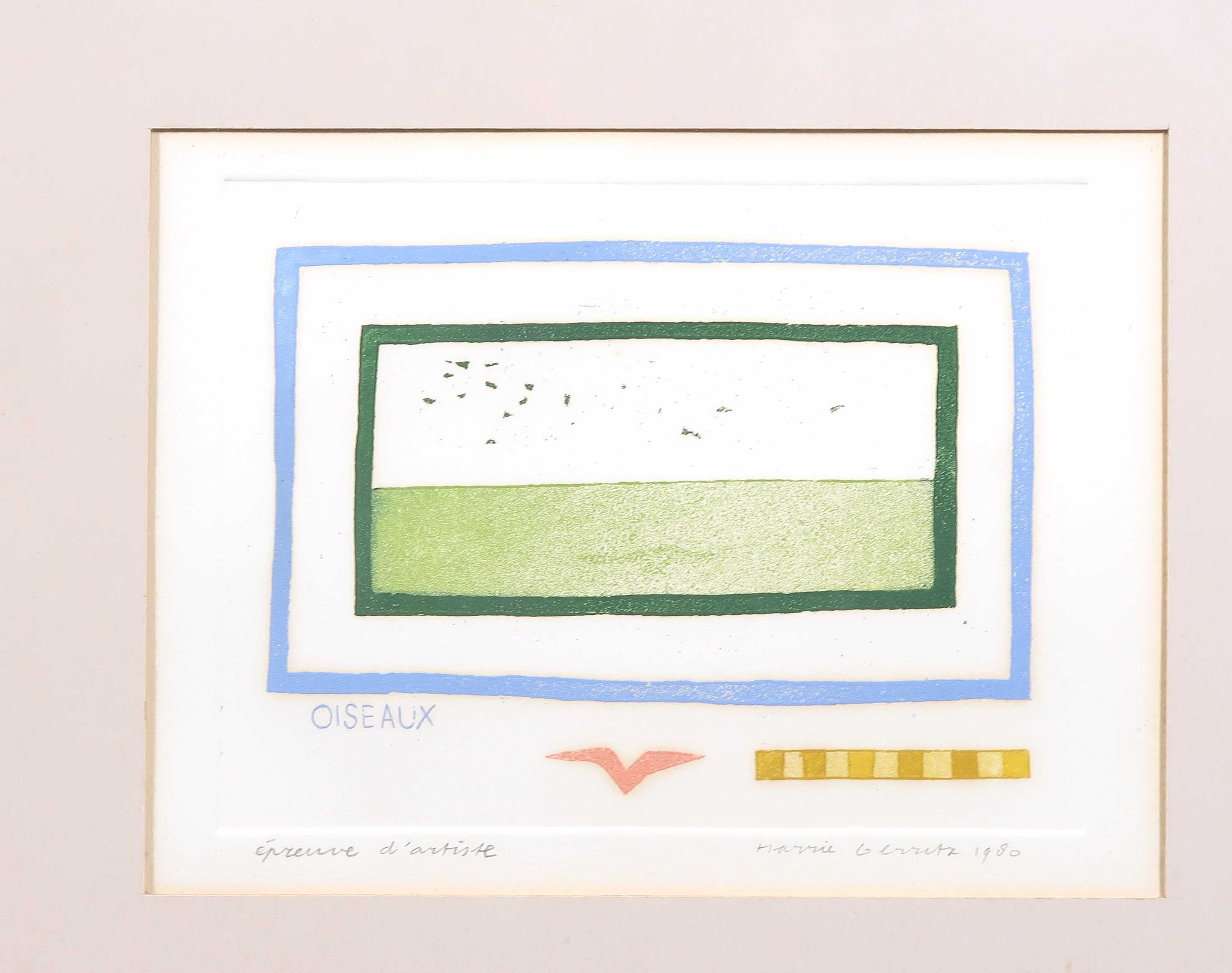 Harrie Gerritz - Aquatint, Oiseaux - Ingelijst kopen? Bied vanaf 20!