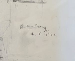 Karel Dierickx - Unica: 'Le Croivy' - (nieuw ingelijst) kopen? Bied vanaf 245!