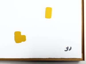 Jack Vissers - Something's Happening (Yellow) -acryl op hout kopen? Bied vanaf 115!