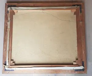 Guillaume Eberhard - olie op doek - "rode bloemen" - gesigneerd r.o. kopen? Bied vanaf 295!