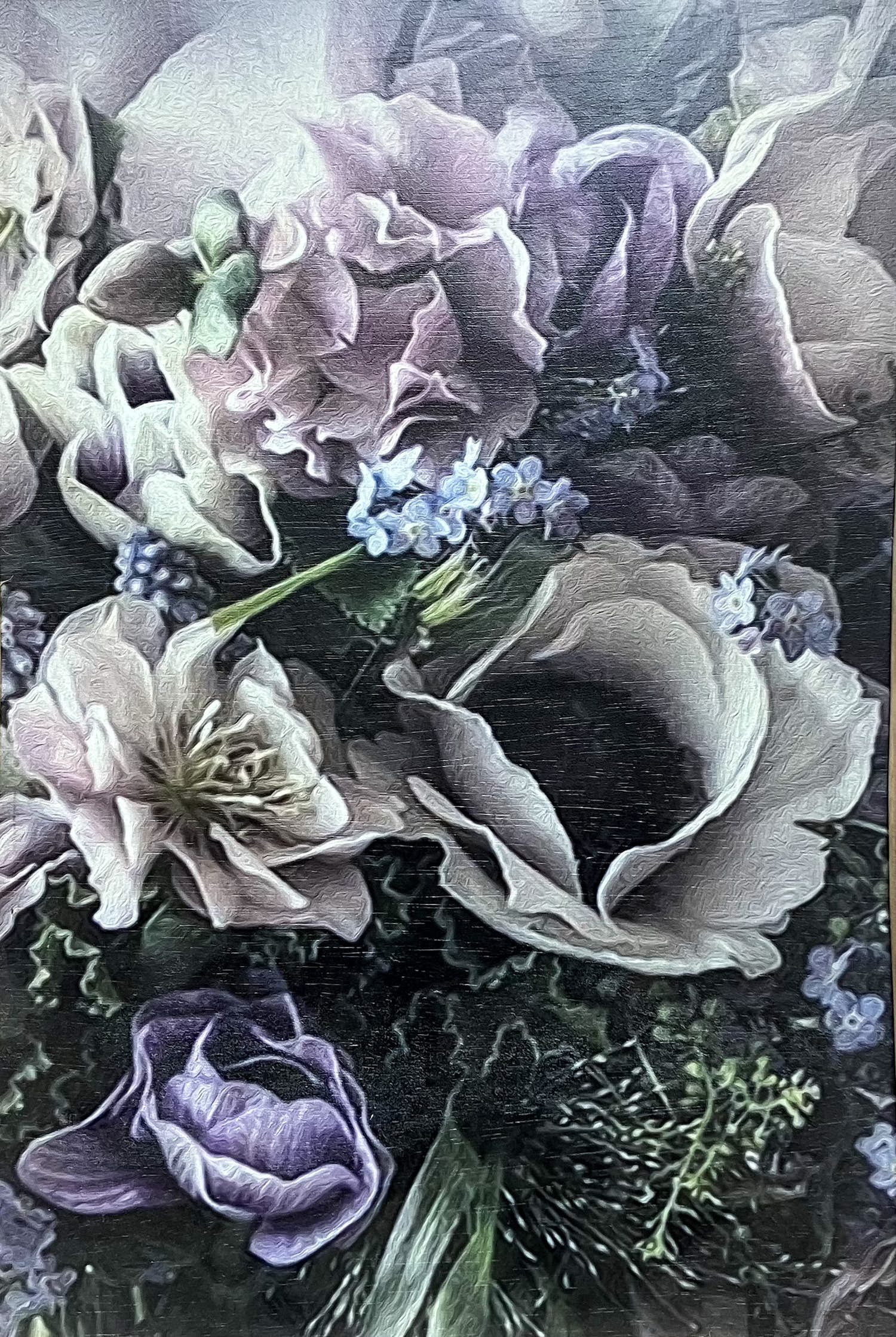 Niet of onleesbaar gesigneerd - Boeket bloemen kopen? Bied vanaf 1!