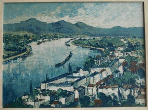 Clement van Vlaardingen - Ingelijst, olieverf op doek , “Bonn” – ca. 1960 kopen? Bied vanaf 75!