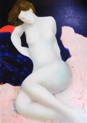 Alain Bonnefoit - Nu au sofa noir verkocht voor € 50!