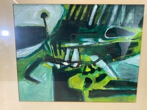 Hans van den Krommenacker - Landschap in groen kopen? Bied vanaf 10!