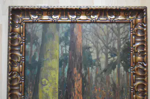 Jan Kruysen - Landschap, ingelijst in antieke lijst. kopen? Bied vanaf 200!