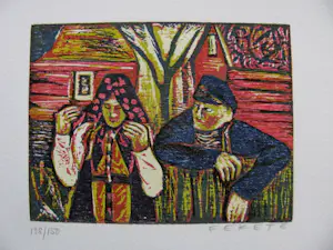 Esteban Fekete - FEKETE ESTEBAN . DER BERGMANN von FALUN . 9 FARBHOLZSCHNITTE kopen? Bied vanaf 300!