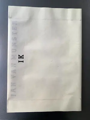 Jan van Munster - IK (kunstenaarsboek) kopen? Bied vanaf 65!