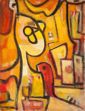 Klaas Boonstra - compositie verkocht voor € 500!