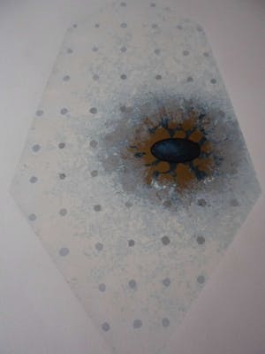 Bert Vredegoor - Zeefdruk, titel, "Miserere VIII ". kopen? Bied vanaf 20!