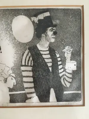 Willem Snitker - Twee clowns kopen? Bied vanaf 50!