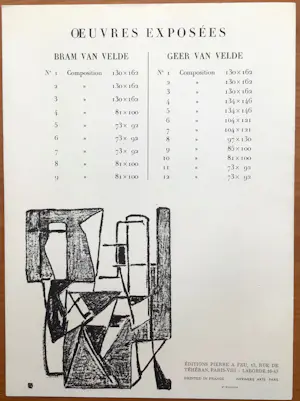 Bram van Velde - en Geer van Velde - DLM 11-12 (1948) + DLM 43 (1952) - Rare - Perfect kopen? Bied vanaf 195!