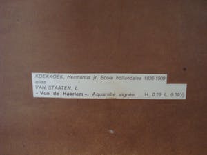 Hermanus Koekkoek (jr.) - (L. Van Staaten) 1836-1909 kopen? Bied vanaf 355!