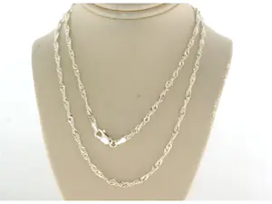 zilveren collier - 60 cm lang kopen? Bied vanaf 1!