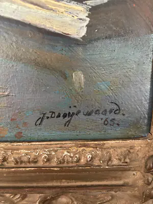 Jacob Dooijewaard - Stilleven met fles kopen? Bied vanaf 375!