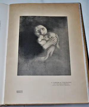 Peter Behrens - Der KÜSS -houtsnede in het Bruckmann boek uit 1900 (compleet met alle grafiek!) kopen? Bied vanaf 595!